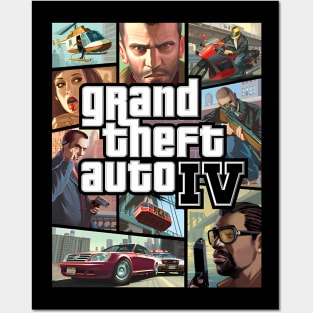 Grand Theft Auto Iv Cover Posters and Art